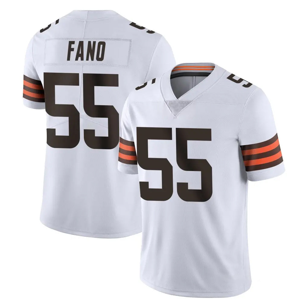 My Store C.Browns #55 Spencer Fano Player White Vapor Untouchable Limited Home Game Stitched Jerseys