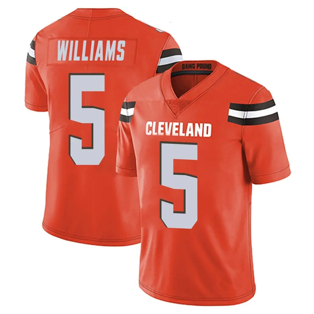 My Store C.Browns #5 Quincy Williams Player Orange Alternate Vapor Untouchable Limited Home Game Stitched Jerseys