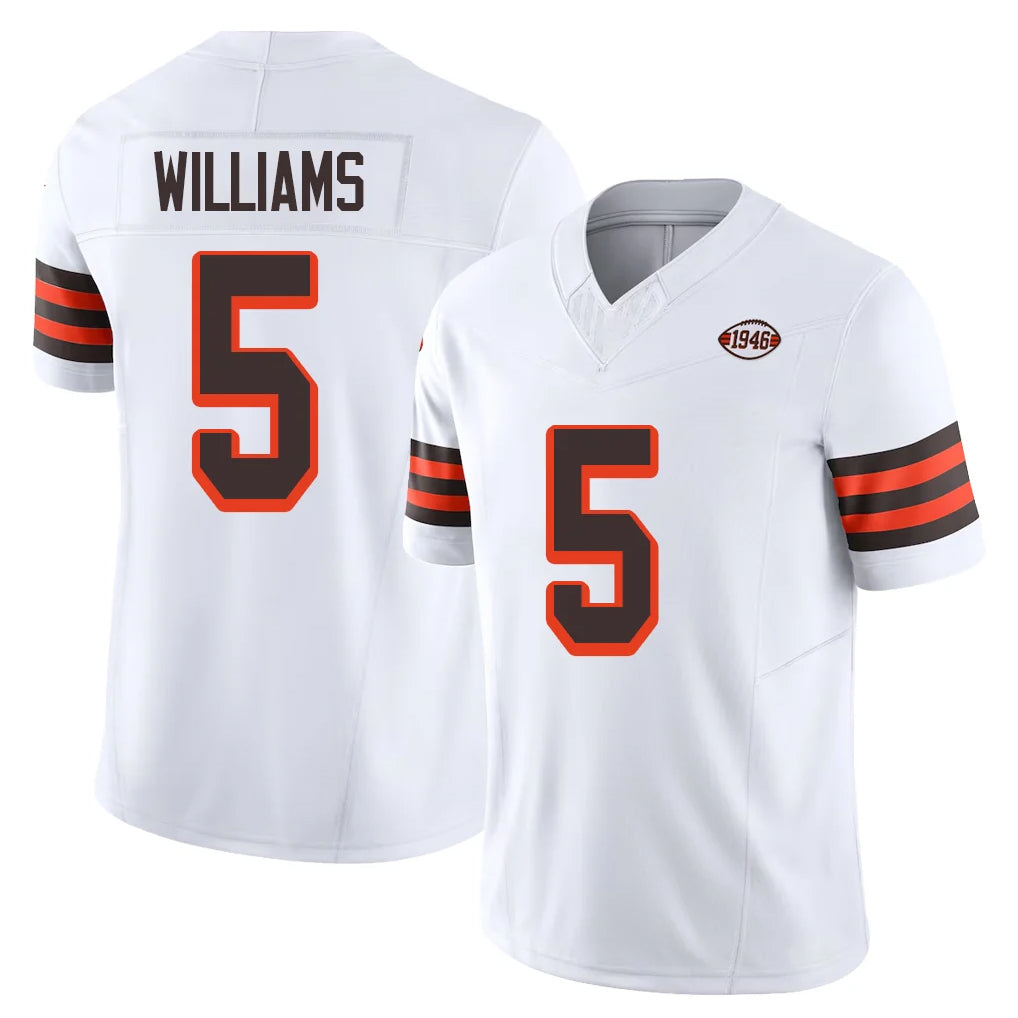 My Store C.Browns #5 Quincy Williams Player White Limited Vapor F.U.S.E. Alternate Game Stitched Jerseys