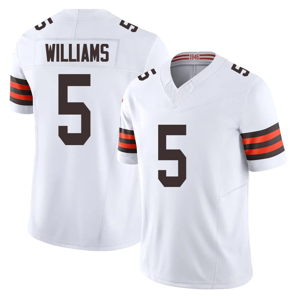 My Store C.Browns #5 Quincy Williams Player White Vapor F.U.S.E. Limited Home Game Stitched Jerseys