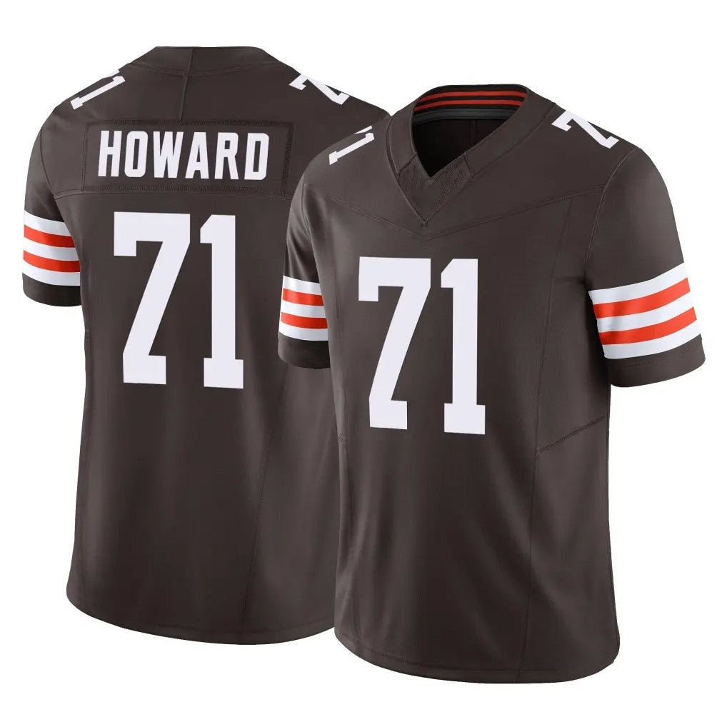 My Store C.Browns #71 Tytus Howard Player Brown Vapor F.U.S.E. Limited Home Game Stitched Jerseys