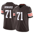 My Store C.Browns #71 Tytus Howard Player Brown Vapor F.U.S.E. Limited Home Game Stitched Jerseys