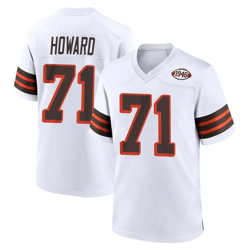 My Store C.Browns #71 Tytus Howard Player White Alternate Home Game Stitched Jerseys