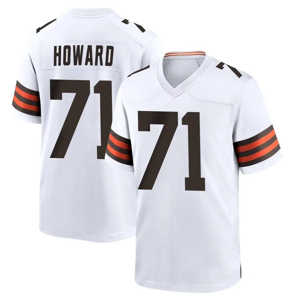 My Store C.Browns #71 Tytus Howard Player White Home Game Stitched Jerseys