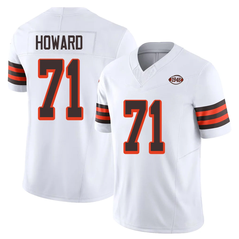 My Store C.Browns #71 Tytus Howard Player White Limited Vapor F.U.S.E. Alternate Game Stitched Jerseys