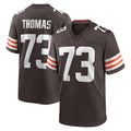 My Store C.Browns #73 Joe Thomas Player Brown Home Game Stitched Jerseys