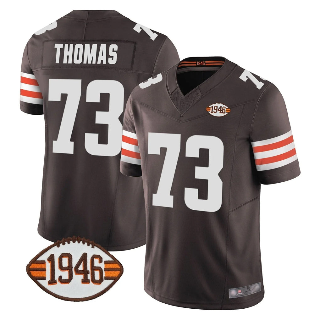 My Store C.Browns #73 Joe Thomas Player Brown Vapor F.U.S.E. Limited Home Game Stitched Jerseys