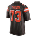 My Store C.Browns #73 Joe Thomas Player Brown Vapor Limited Home Game Stitched Jerseys