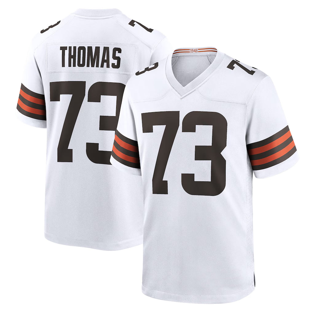 My Store C.Browns #73 Joe Thomas Player White Home Game Stitched Jerseys