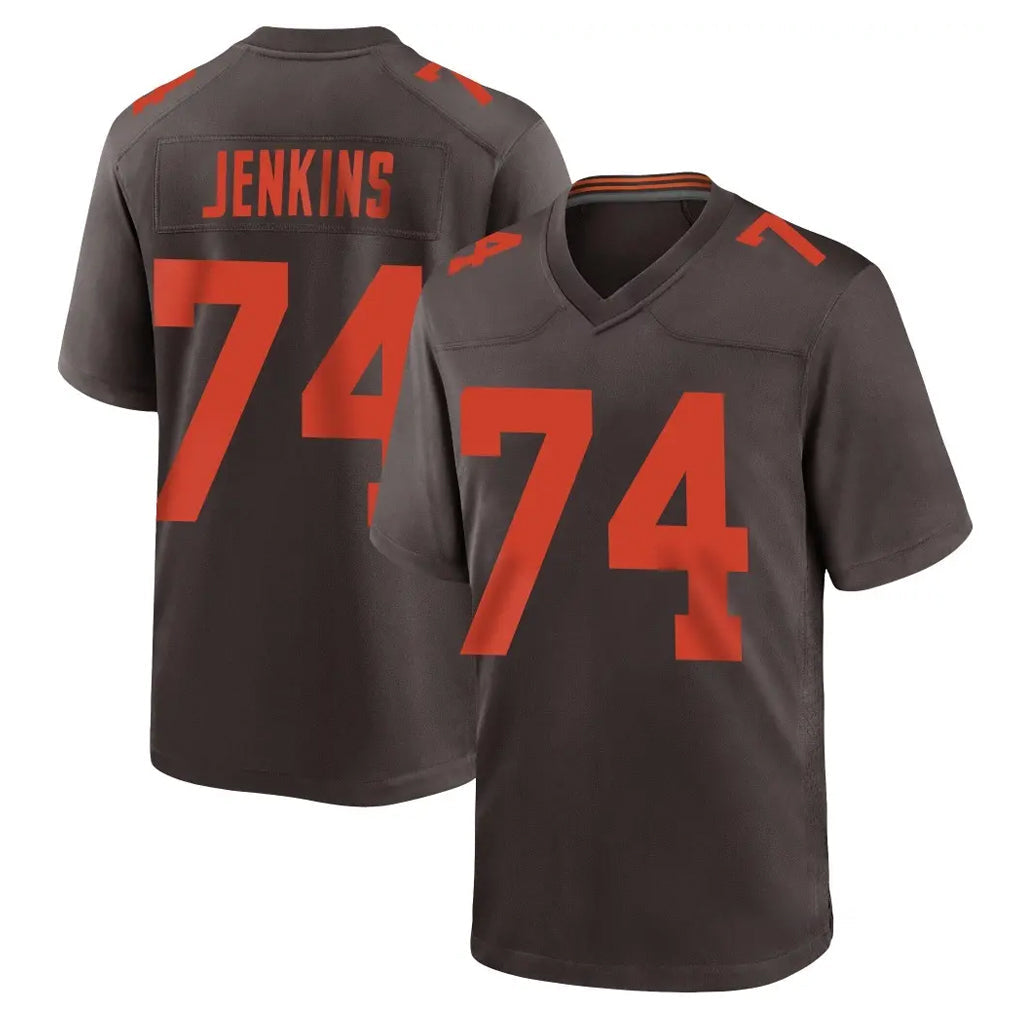 My Store C.Browns #74 Elgton Jenkins Player Brown Alternate Home Game Stitched Jerseys