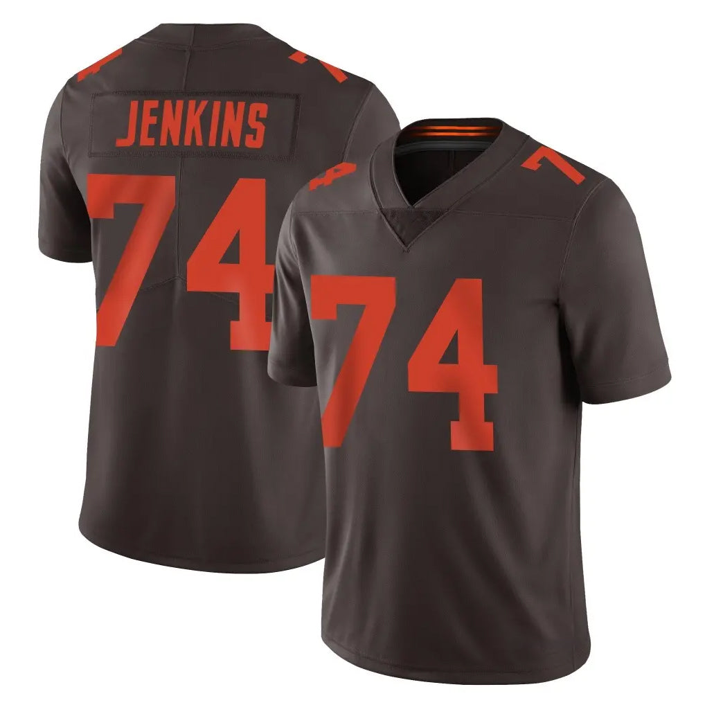 My Store C.Browns #74 Elgton Jenkins Player Browns Color Rush Limited Home Game Stitched Jerseys
