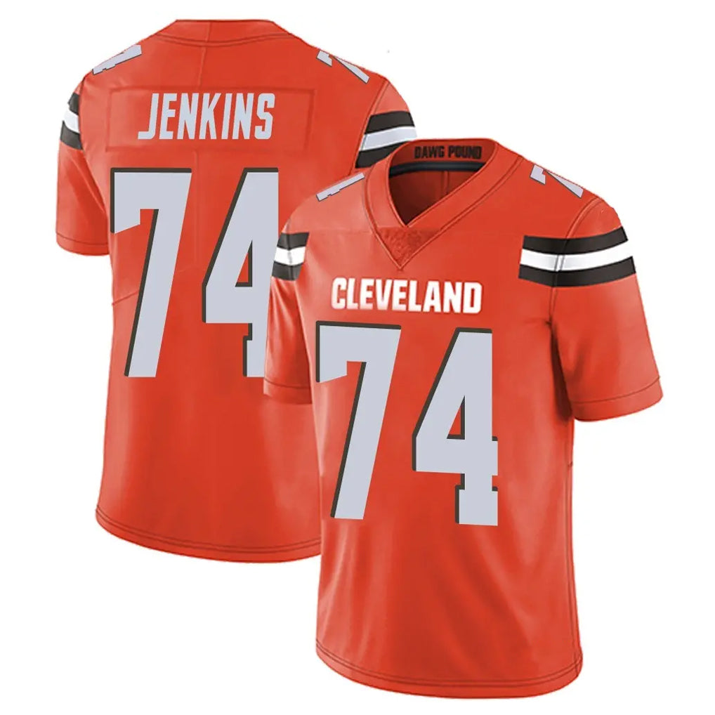 My Store C.Browns #74 Elgton Jenkins Player Orange Alternate Vapor Untouchable Limited Home Game Stitched Jerseys