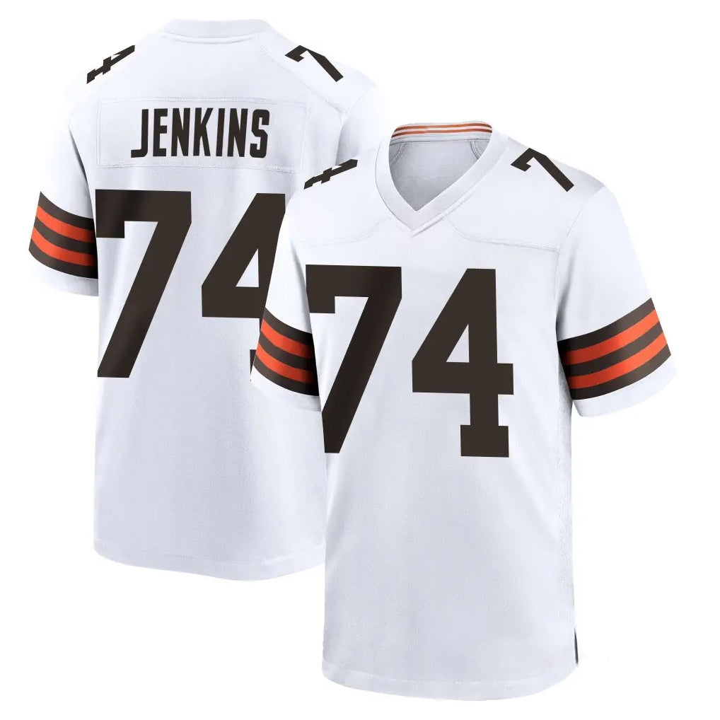My Store C.Browns #74 Elgton Jenkins Player White Home Game Stitched Jerseys