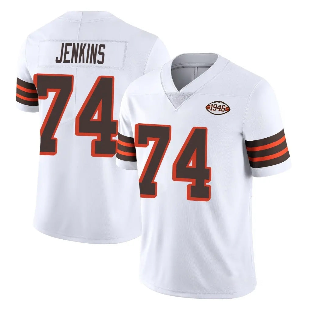 My Store C.Browns #74 Elgton Jenkins Player White Limited  Vapor 1946 Collection Alternate Game Stitched Jerseys