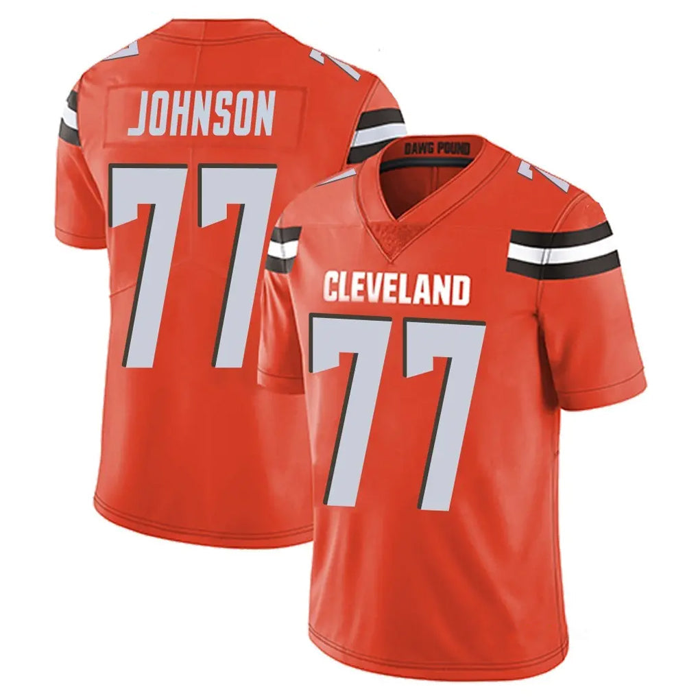 My Store C.Browns #77 Zion Johnson Player Orange Alternate Vapor Untouchable Limited Home Game Stitched Jerseys