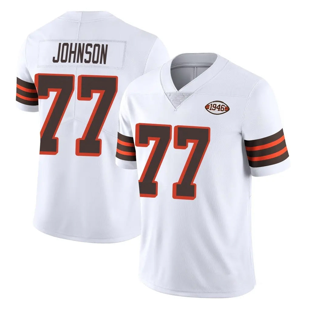 My Store C.Browns #77 Zion Johnson Player White Limited  Vapor 1946 Collection Alternate Game Stitched Jerseys