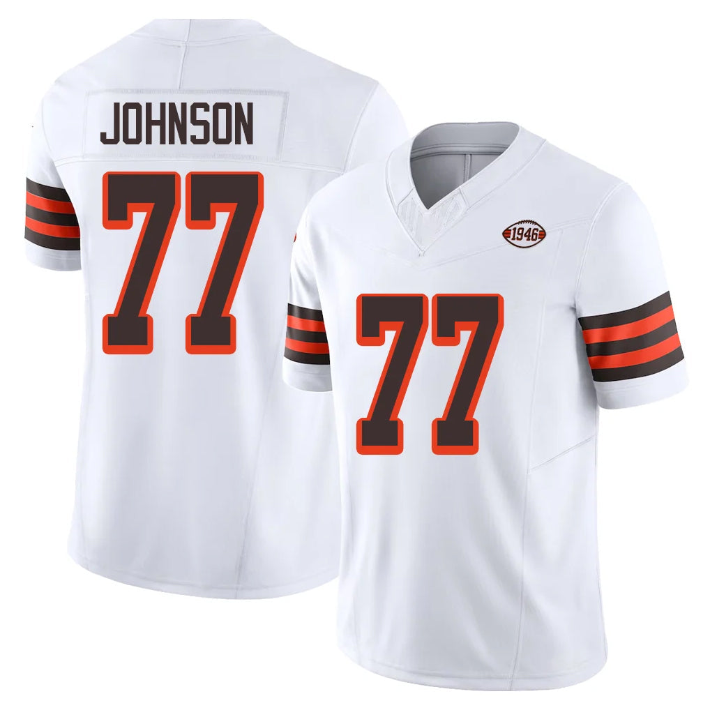 My Store C.Browns #77 Zion Johnson Player White Limited Vapor F.U.S.E. Alternate Game Stitched Jerseys
