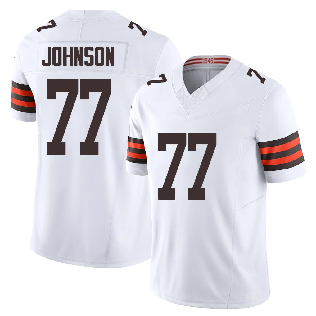 My Store C.Browns #77 Zion Johnson Player White Vapor F.U.S.E. Limited Home Game Stitched Jerseys