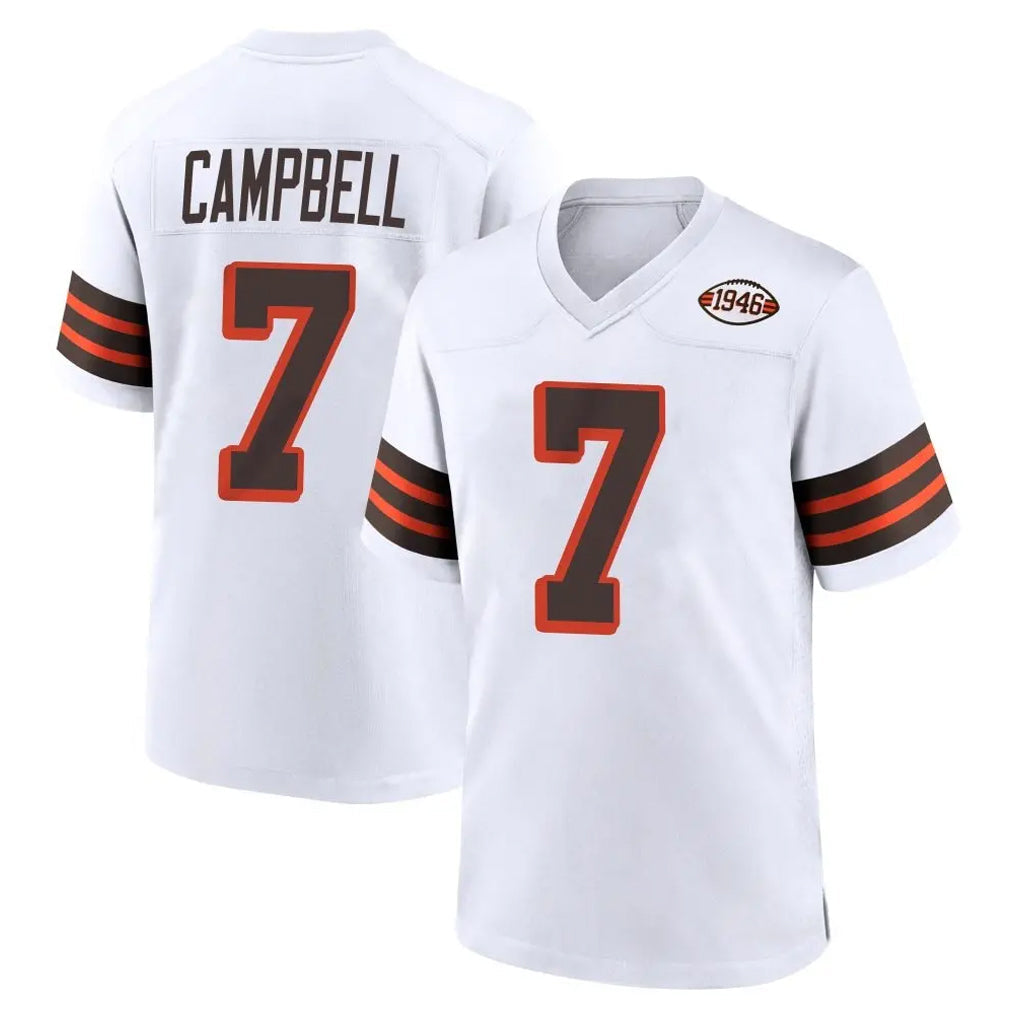 My Store C.Browns #7 Tyson Campbell Player White Alternate Home Game Stitched Jerseys