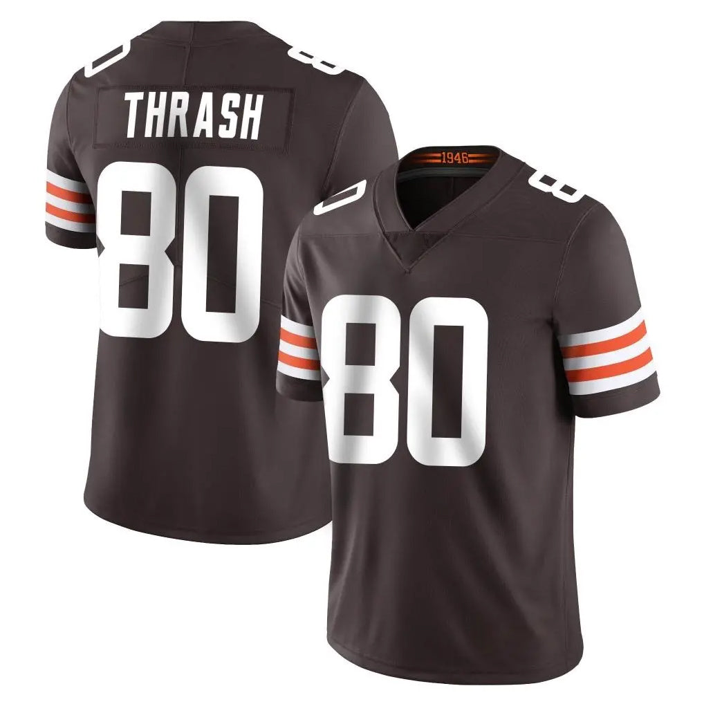 My Store C.Browns #80 Jamari Thrash Player Brown Color Vapor Untouchable Limited Home Game Stitched Jerseys