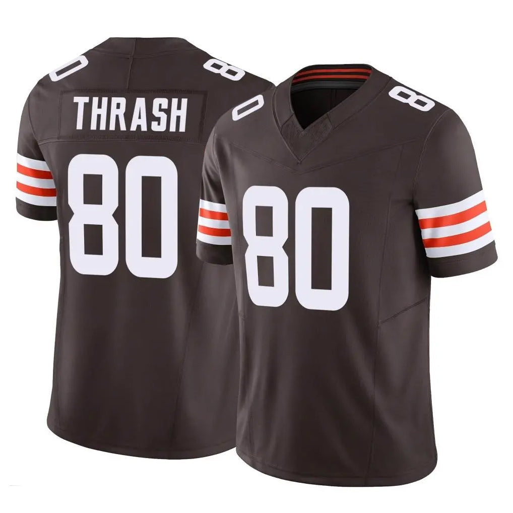 My Store C.Browns #80 Jamari Thrash Player Brown Vapor F.U.S.E. Limited Home Game Stitched Jerseys