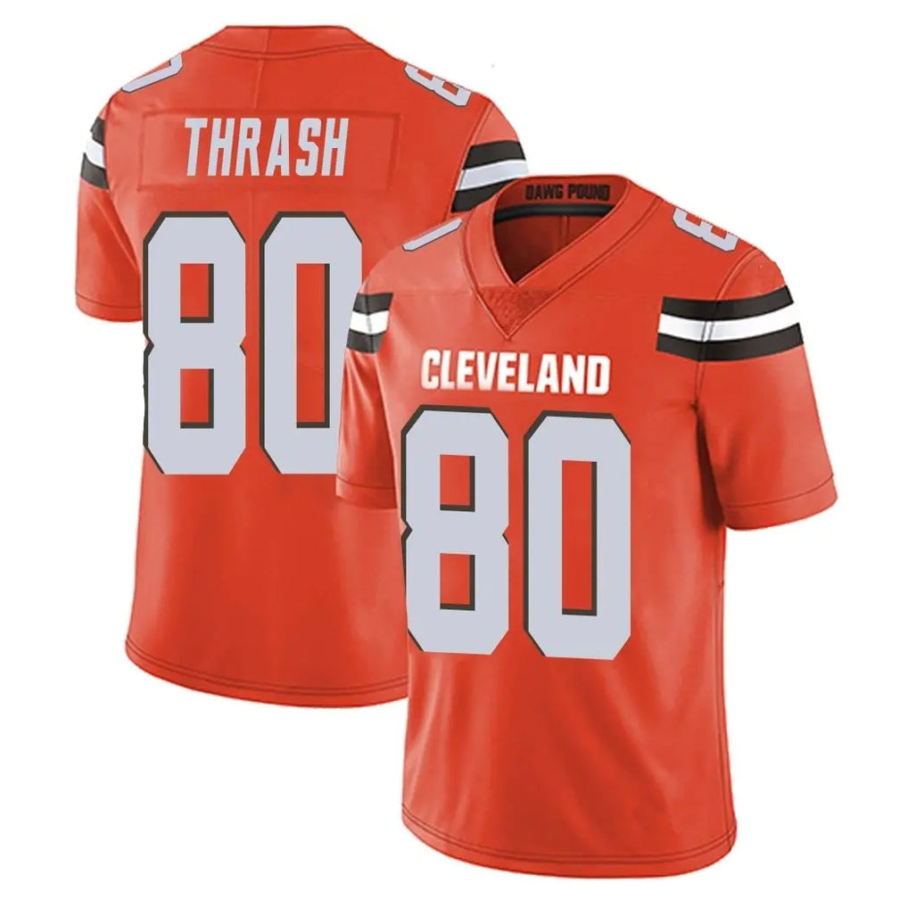 My Store C.Browns #80 Jamari Thrash Player Orange Alternate Vapor Untouchable Limited Home Game Stitched Jerseys