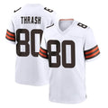 My Store C.Browns #80 Jamari Thrash Player White Home Game Stitched Jerseys