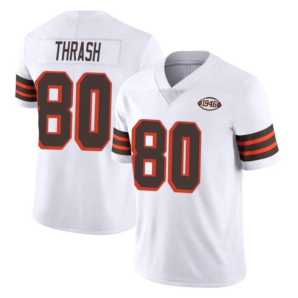 My Store C.Browns #80 Jamari Thrash Player White Limited  Vapor 1946 Collection Alternate Game Stitched Jerseys