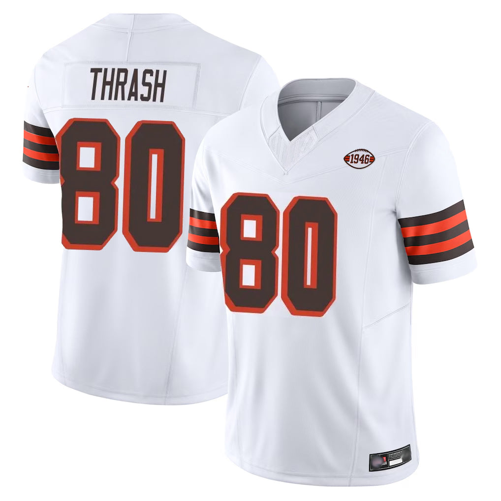 My Store C.Browns #80 Jamari Thrash Player White Limited Vapor F.U.S.E. Alternate Game Stitched Jerseys