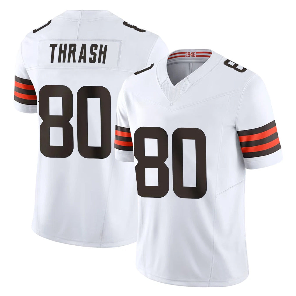 My Store C.Browns #80 Jamari Thrash Player White Vapor Untouchable Limited Home Game Stitched Jerseys