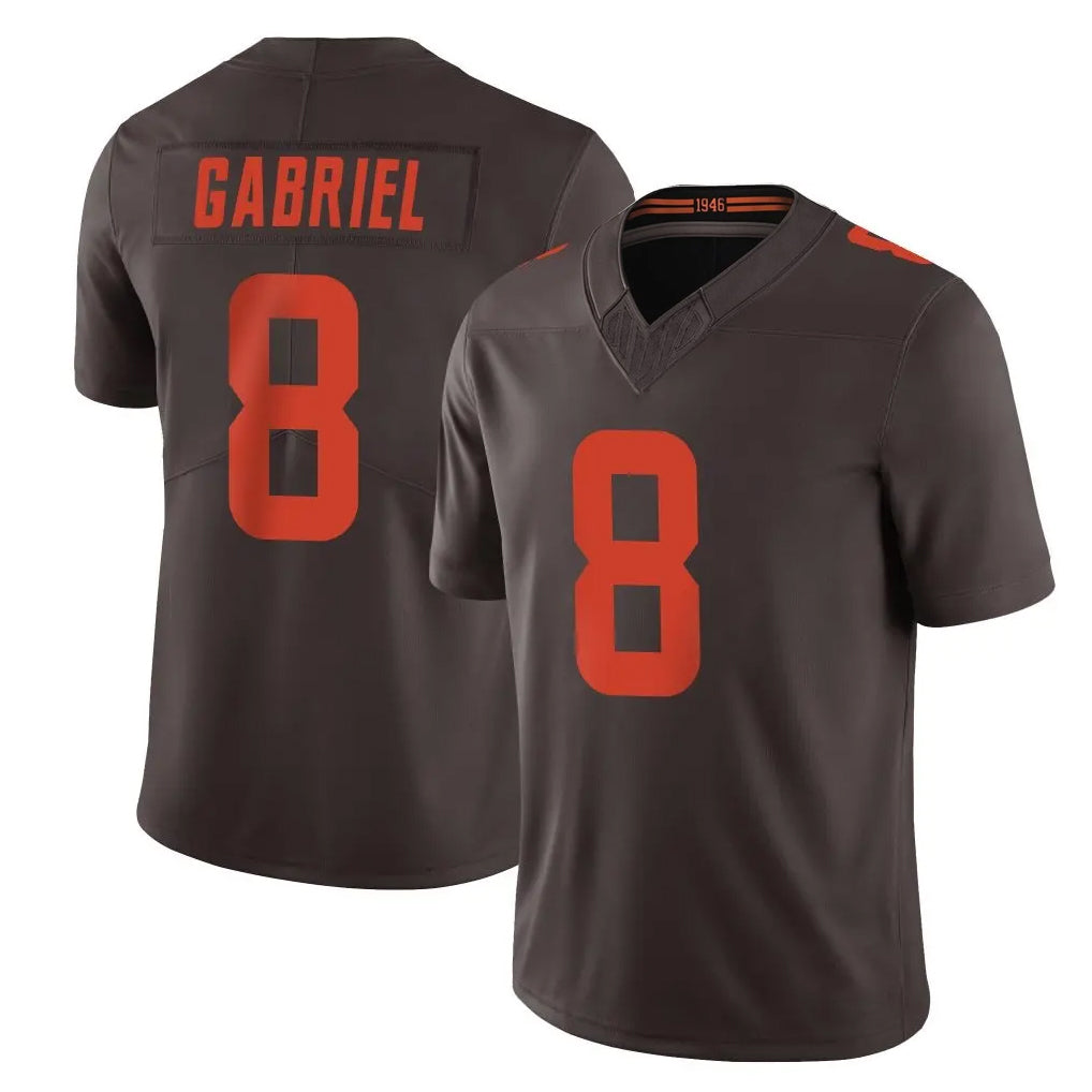 My Store C.Browns #8 Dillon Gabriel Player Brown Limited Vapor F.U.S.E. Alternate Game Stitched Jerseys
