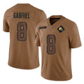 My Store C.Browns #8 Dillon Gabriel Player Brown Salute to Service Limited Home Game Stitched Jerseys