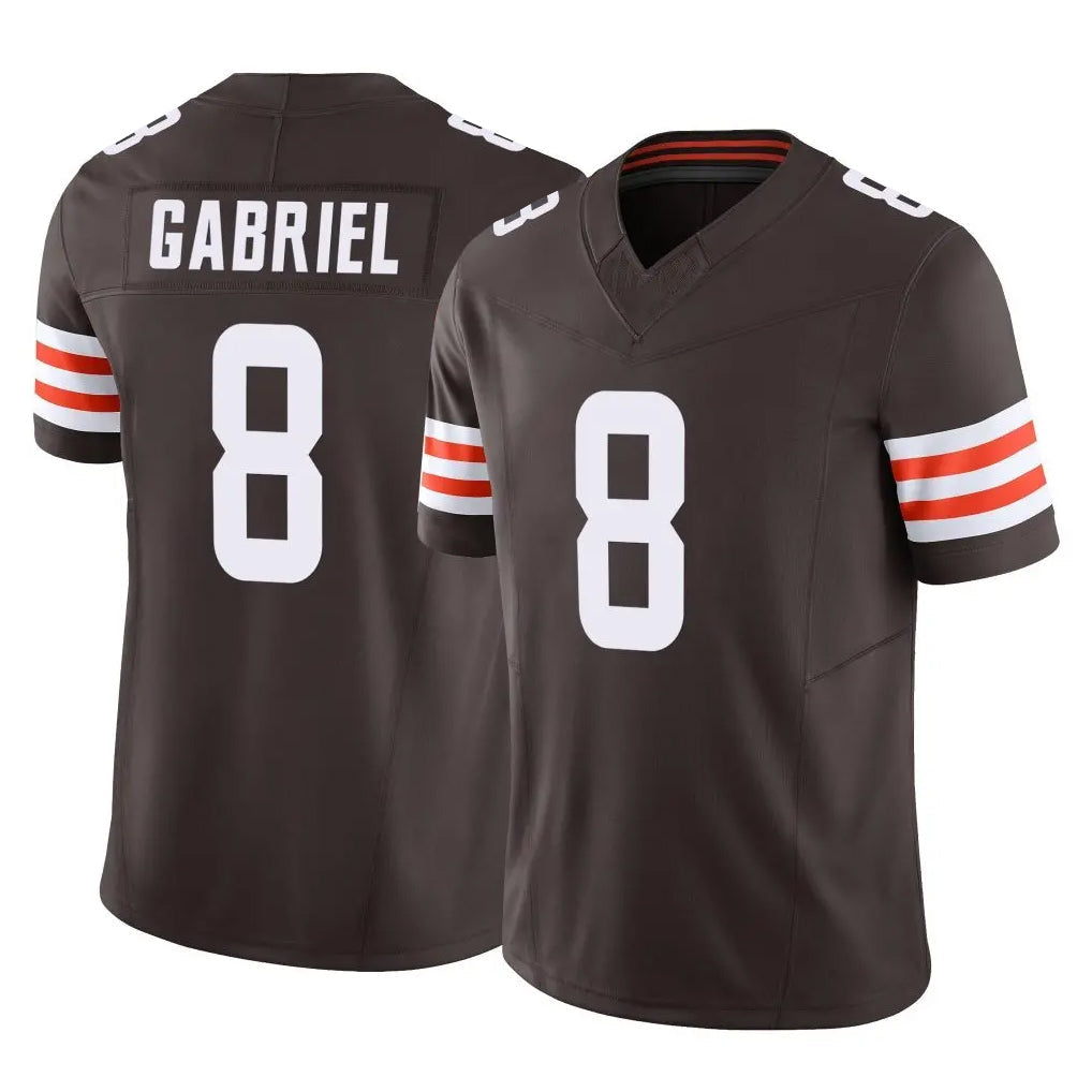 My Store C.Browns #8 Dillon Gabriel Player Brown Vapor F.U.S.E. Limited Home Game Stitched Jerseys