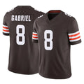 My Store C.Browns #8 Dillon Gabriel Player Brown Vapor F.U.S.E. Limited Home Game Stitched Jerseys