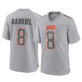 My Store C.Browns #8 Dillon Gabriel Player Gray Atmosphere Fashion Game Stitched Jerseys