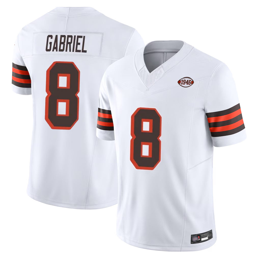 My Store C.Browns #8 Dillon Gabriel Player White Limited Vapor F.U.S.E. Alternate Game Stitched Jerseys