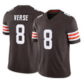 My Store C.Browns #8 Jared Verse Player Brown Vapor F.U.S.E. Limited Home Game Stitched Jerseys