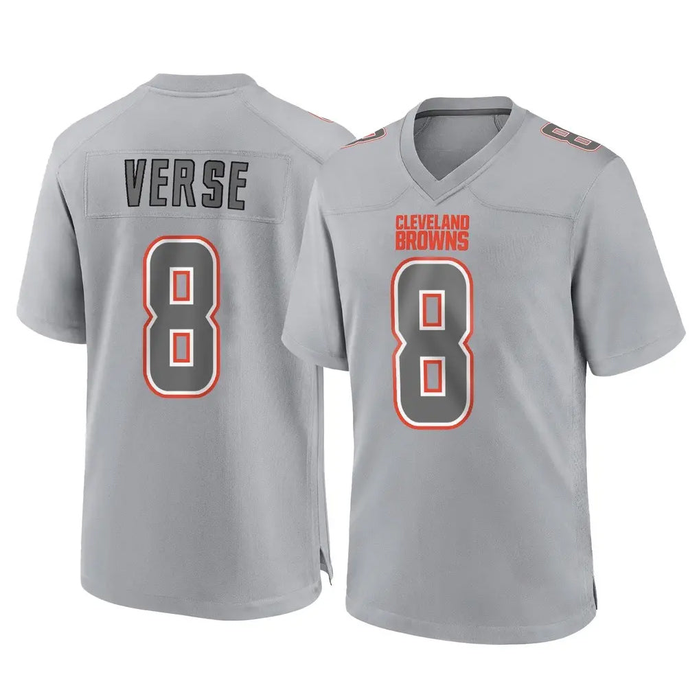 My Store C.Browns #8 Jared Verse Player Gray Atmosphere Fashion Game Stitched Jerseys