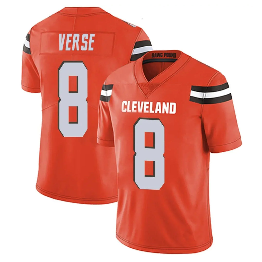 My Store C.Browns #8 Jared Verse Player Orange Alternate Vapor Untouchable Limited Home Game Stitched Jerseys