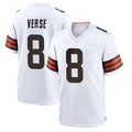 My Store C.Browns #8 Jared Verse Player White Home Game Stitched Jerseys