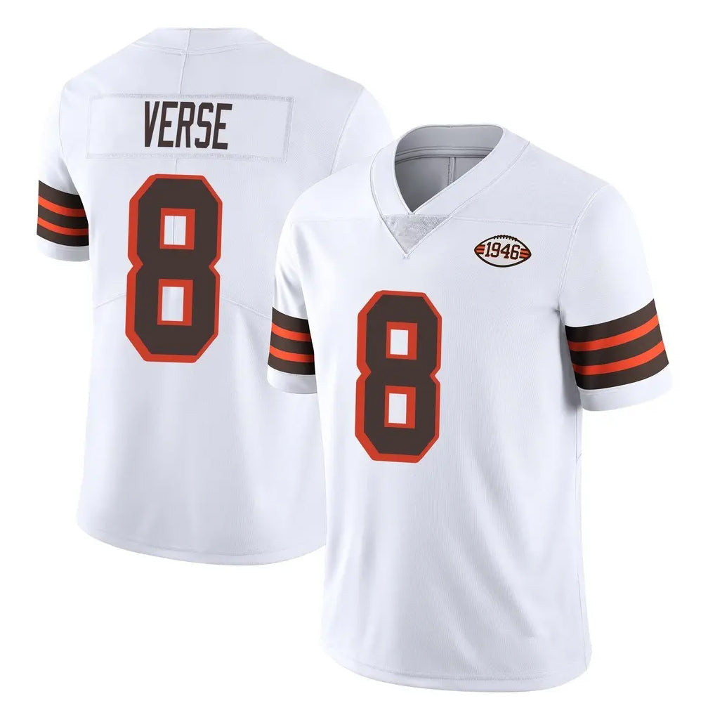 My Store C.Browns #8 Jared Verse Player White Limited  Vapor 1946 Collection Alternate Game Stitched Jerseys