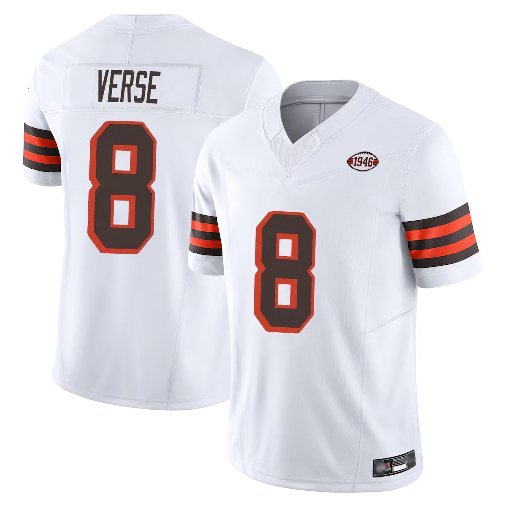 My Store C.Browns #8 Jared Verse Player White Limited Vapor F.U.S.E. Alternate Game Stitched Jerseys