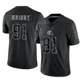 My Store C.Browns #91 Alex Wright Player Black Reflective Home Game Stitched Jerseys