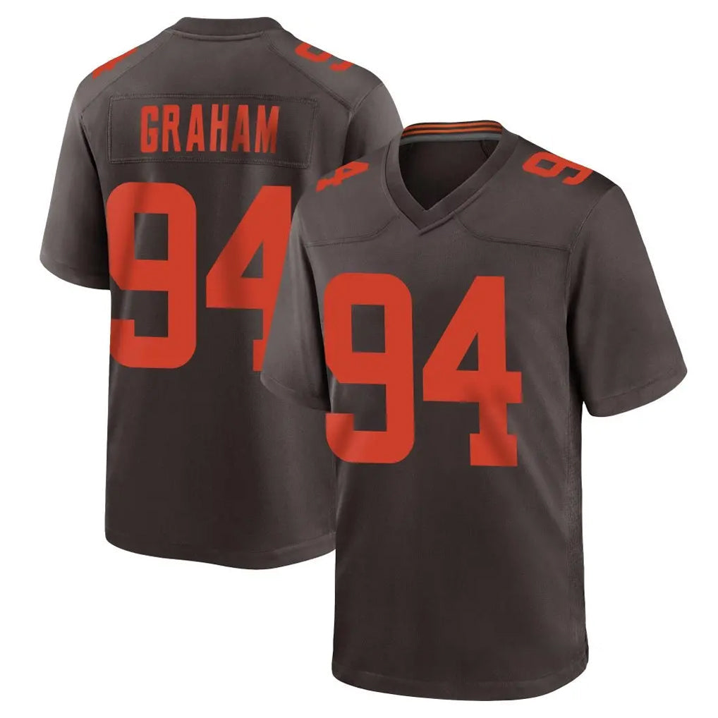 My Store C.Browns #94 Mason Graham Player Brown Alternate Home Game Stitched Jerseys