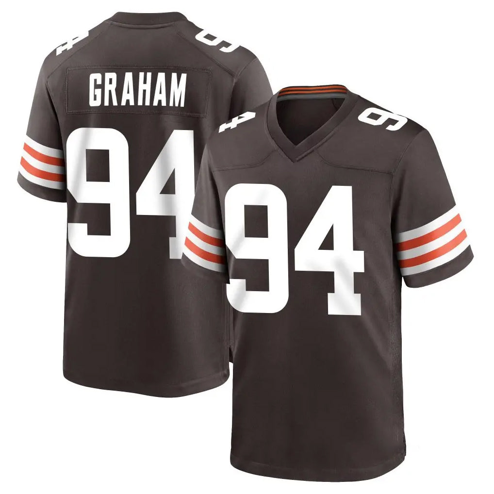 My Store C.Browns #94 Mason Graham Player Brown Home Game Stitched Jerseys