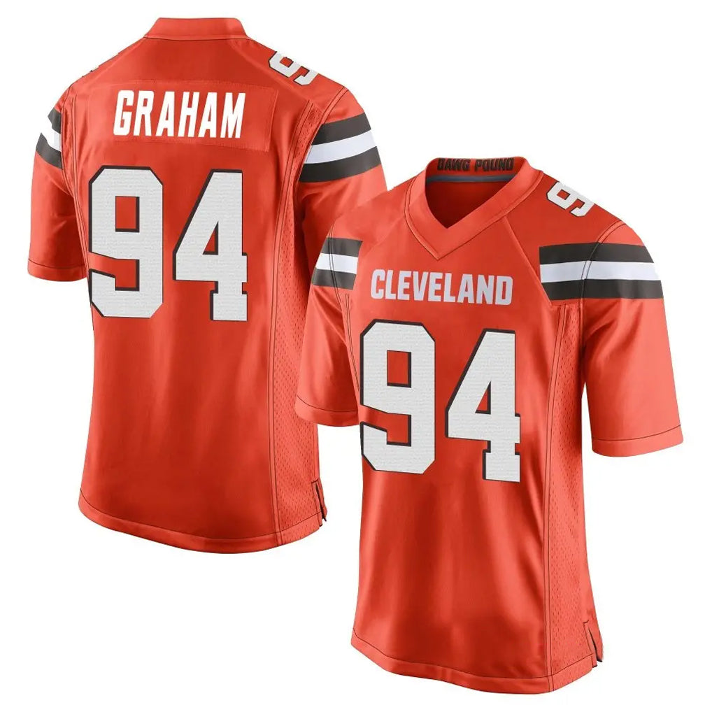 My Store C.Browns #94 Mason Graham Player Orange Home Game Stitched Jerseys