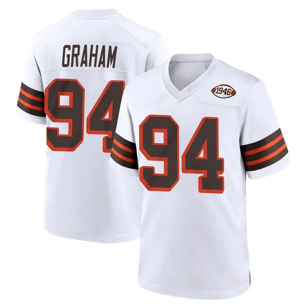 My Store C.Browns #94 Mason Graham Player White Alternate Home Game Stitched Jerseys