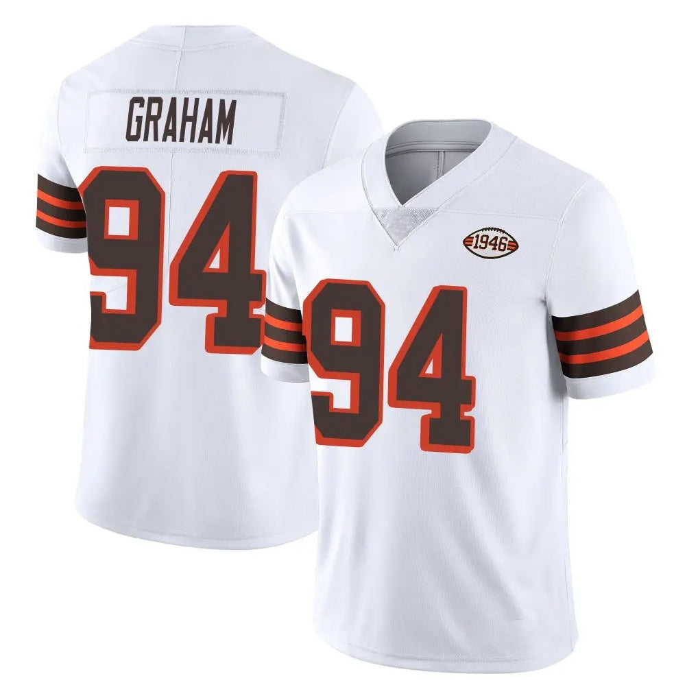 My Store C.Browns #94 Mason Graham Player White Limited  Vapor 1946 Collection Alternate Game Stitched Jerseys