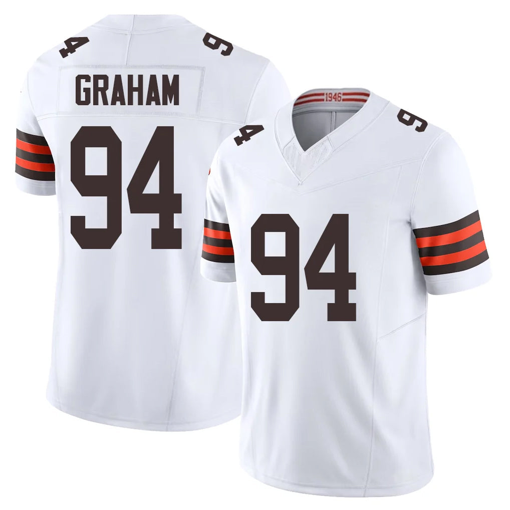My Store C.Browns #94 Mason Graham Player White Vapor F.U.S.E. Limited Home Game Stitched Jerseys