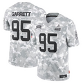 My StoreC.Browns #95 Myles Garrett Player Arctic Camo Salute to Service Limited Stitched Jerseys